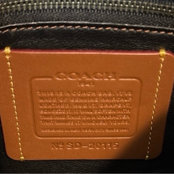 COACH 1941 Saddle Bag 23 Hair-On Calf Leather in Floral Print Crossbody - Picture 14 of 16